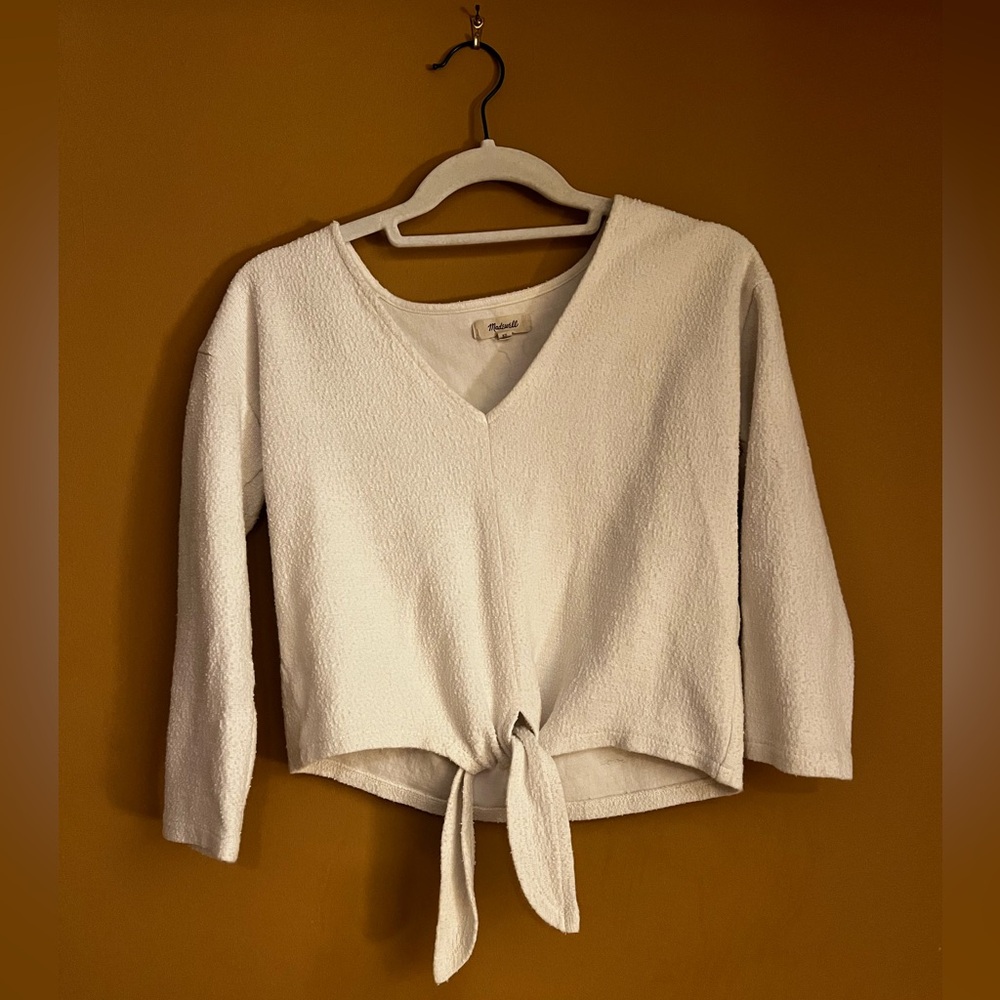 tie sweater